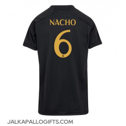 Real Madrid Nacho #6 Kolmaspaita Naiset 2023-24 Lyhythihainen